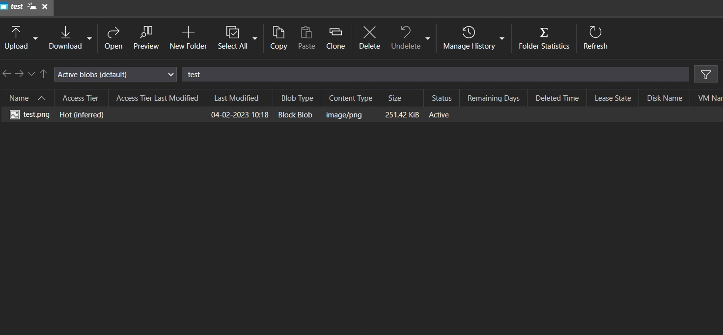 Image upload to Azure Storage in a React UI