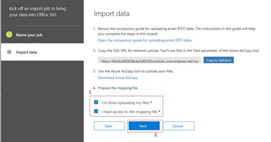 Upload MS Outlook PST File Into Office 365 Exchange Online Mailbox