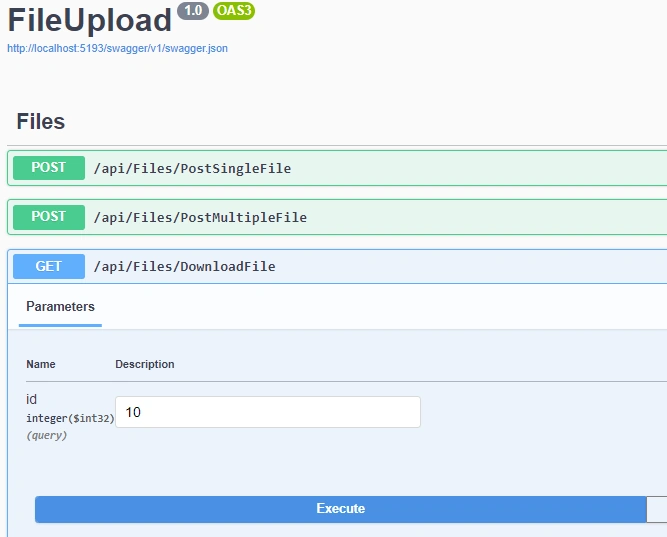 FileUpload ID