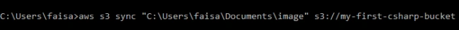 Uploading File To AWS S3 Using AWS CLI