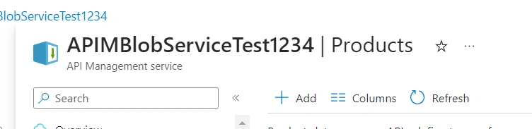 API