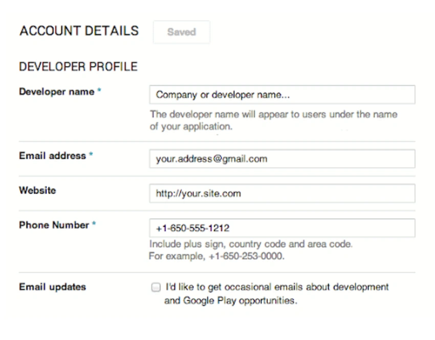 Uploading the app to Google Play