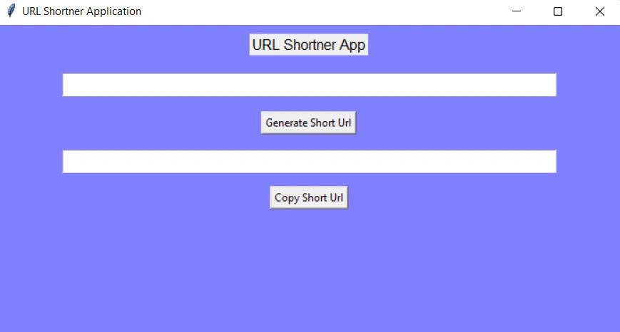 URL Shortener Application in Python