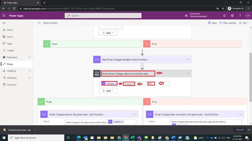 Usage of Bool Function in Power Automate