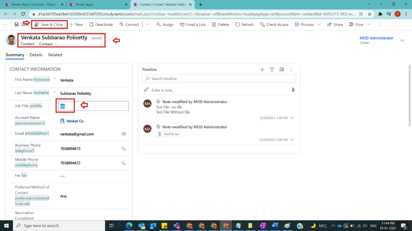 Usage of ChangeSet Request in Power Automate Figure 6