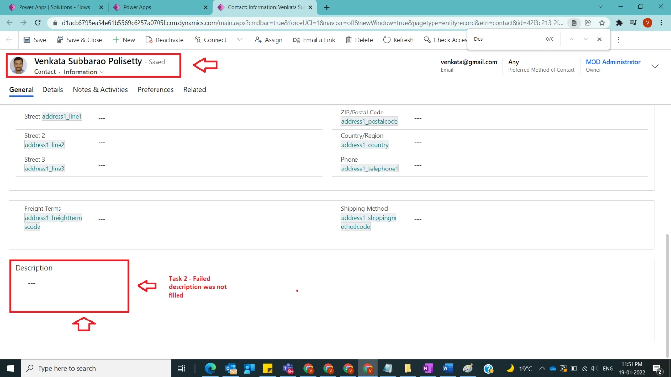 Usage of ChangeSet Request in Power Automate Figure 8