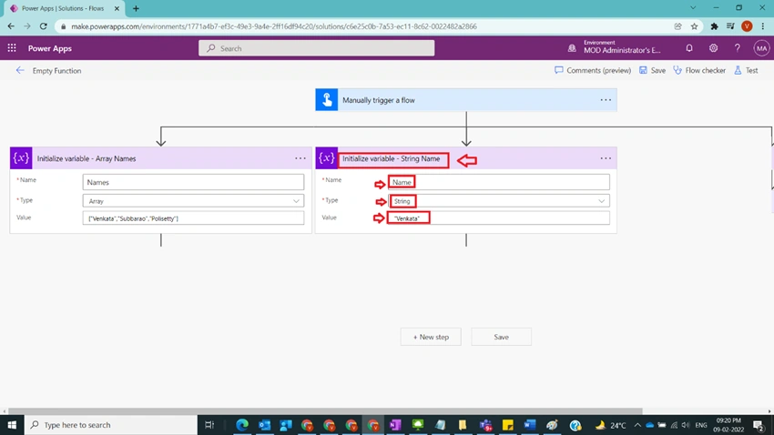 Usage of Empty Function in Power Automate