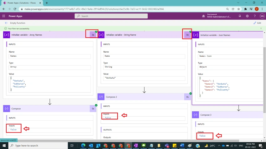 Usage of Empty Function in Power Automate