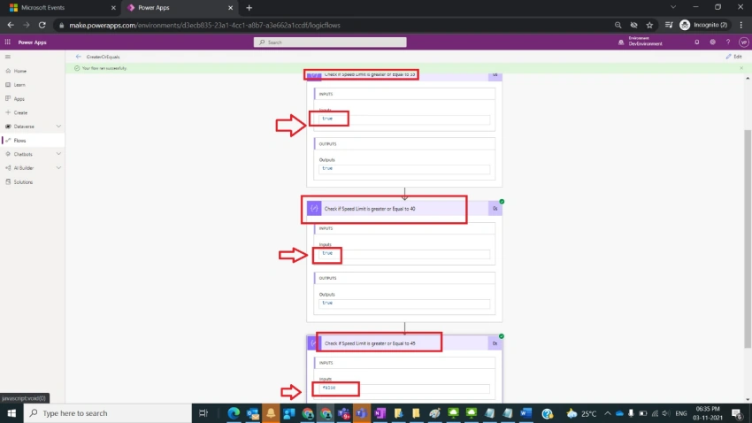 Usage Of GreaterOrEqual Function In Power Automate