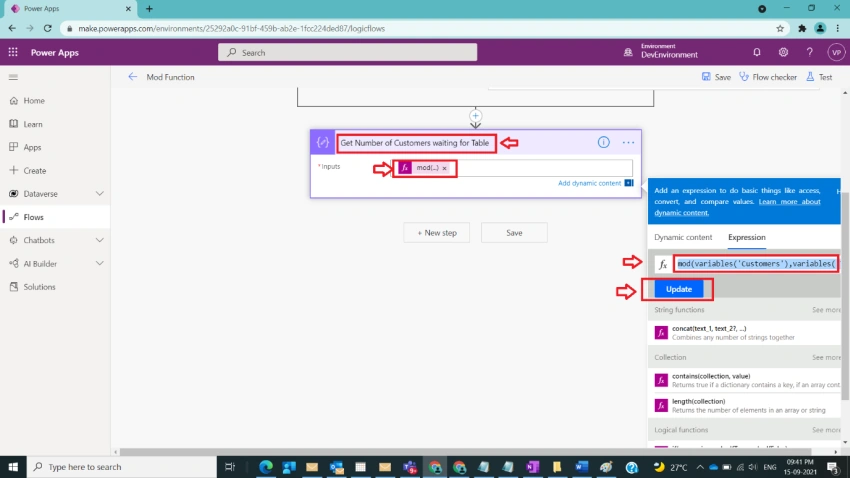 Usage of Mod Function in Power Automate