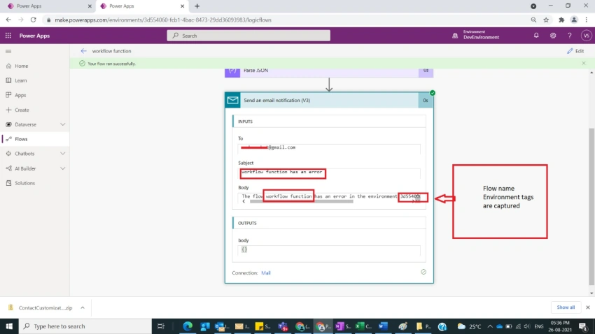 Usage Of Workflow Function In Power Automate