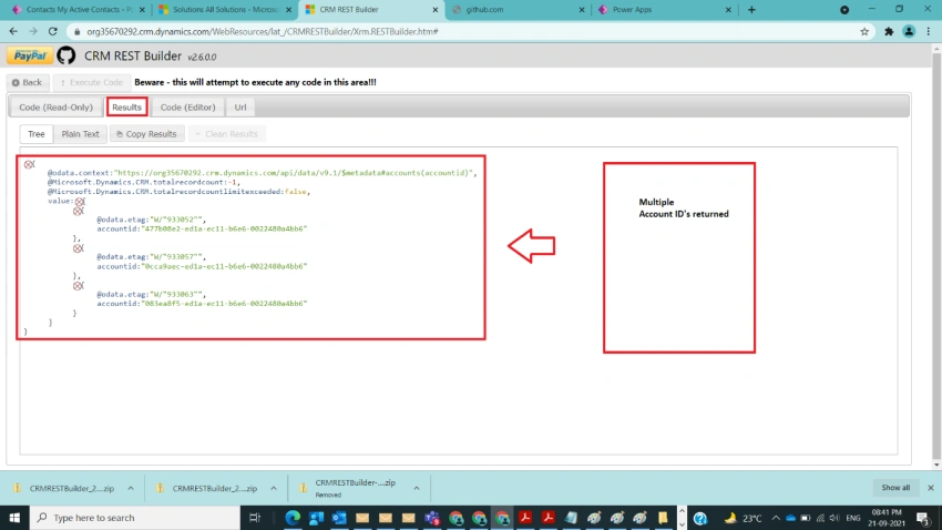 Use CRM REST Builder in Dynamics CRM