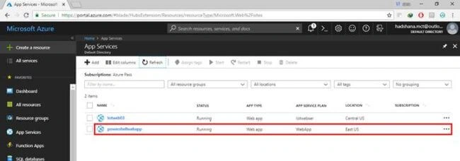WebApp Service