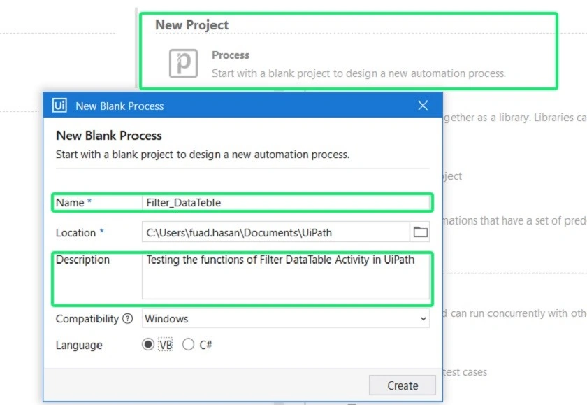 Use of Filter Data Table Activity in UiPath