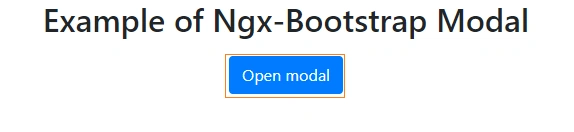 Use Of Ngx-Bootstrap Modal Popup In Angular 8