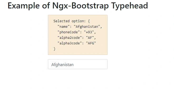 Use Of Ngx-Bootstrap Typehead In Angular 8
