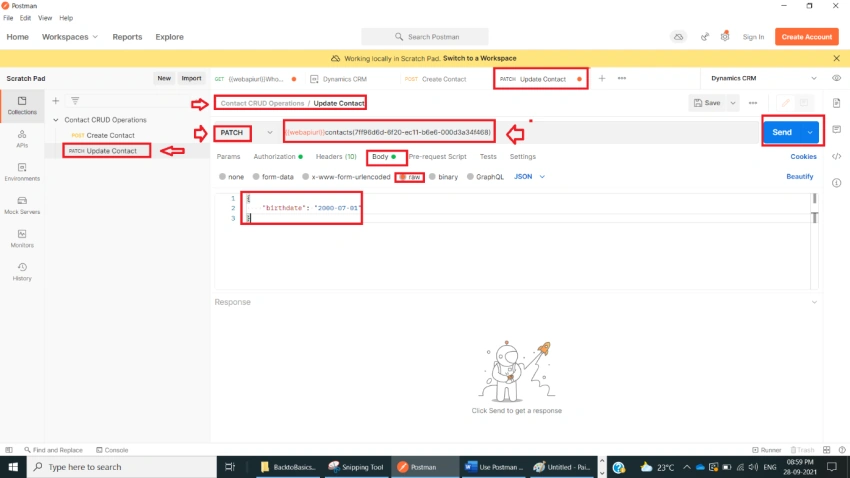 Use Postman Tool to Create and Update Records in Dynamics CRM