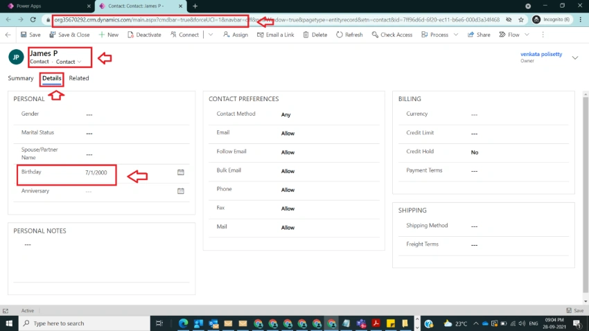 Use Postman Tool to Create and Update Records in Dynamics CRM