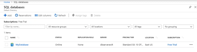 Use SQL Server Management Studio To Connect Azure SQL Database