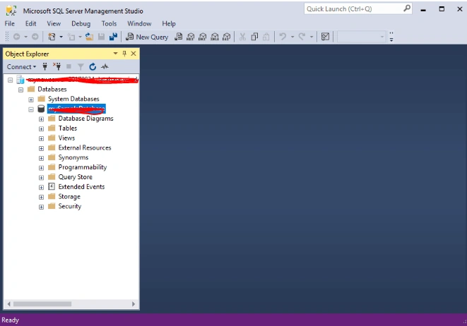 Use SQL Server Management Studio To Connect Azure SQL Database