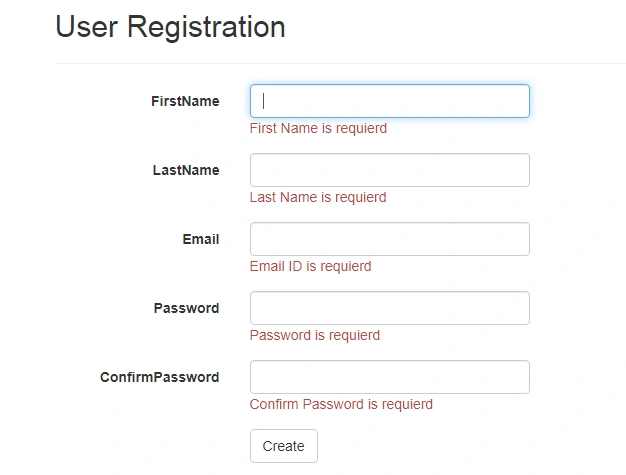 User Registration And Login Form With E-Mail Notification In MVC