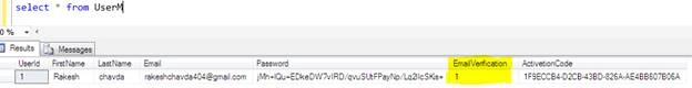 User Registration And Login Form With E-Mail Notification In MVC