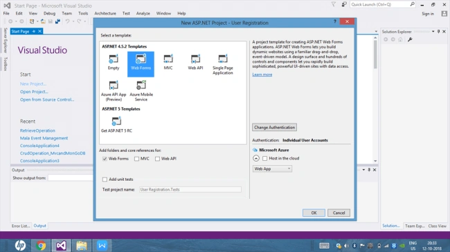 Create User Registration using Asp.net and MongoDB
