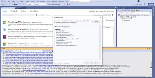 Using Azure Blob Storage in C#