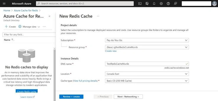 Using Azure Cache for Redis