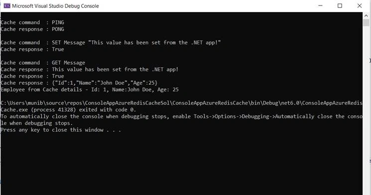 Using Azure Cache for Redis