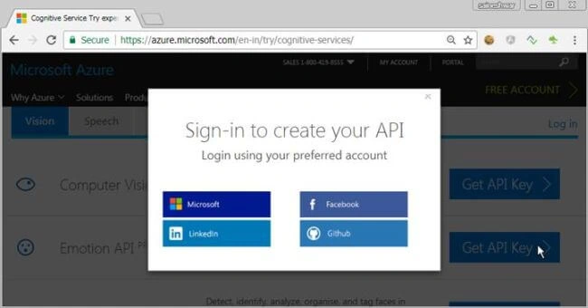 Azure Face API