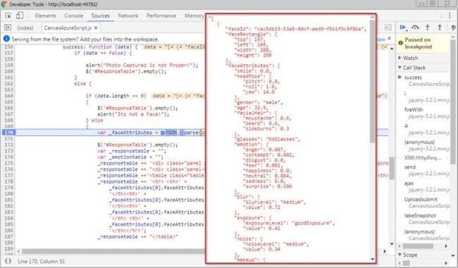 Azure Face API