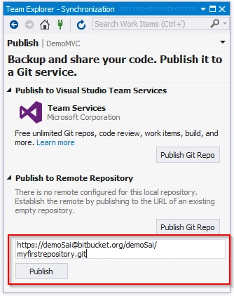 Bitbucket with Visual Studio 