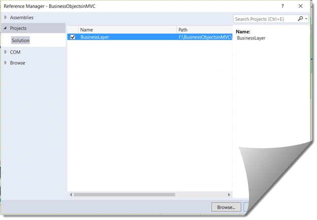 Business Layer Library