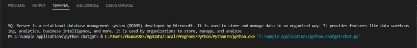 Implement ChatGPT with Python