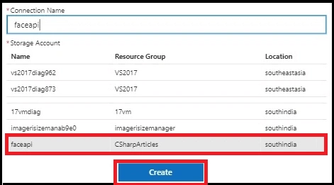 Storage Connection