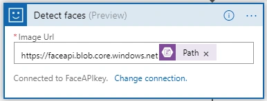 Blob storage link