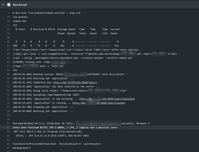 Using Crank To Benchmark Libraries
