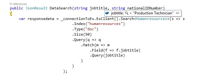 Elastic search