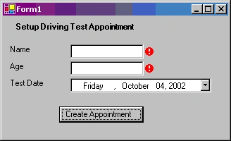 Validation Errors