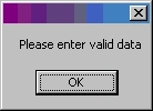 Error message