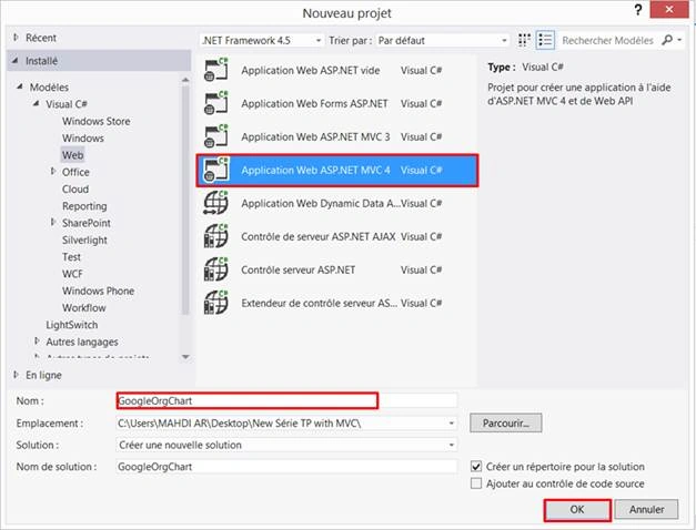 MVC application