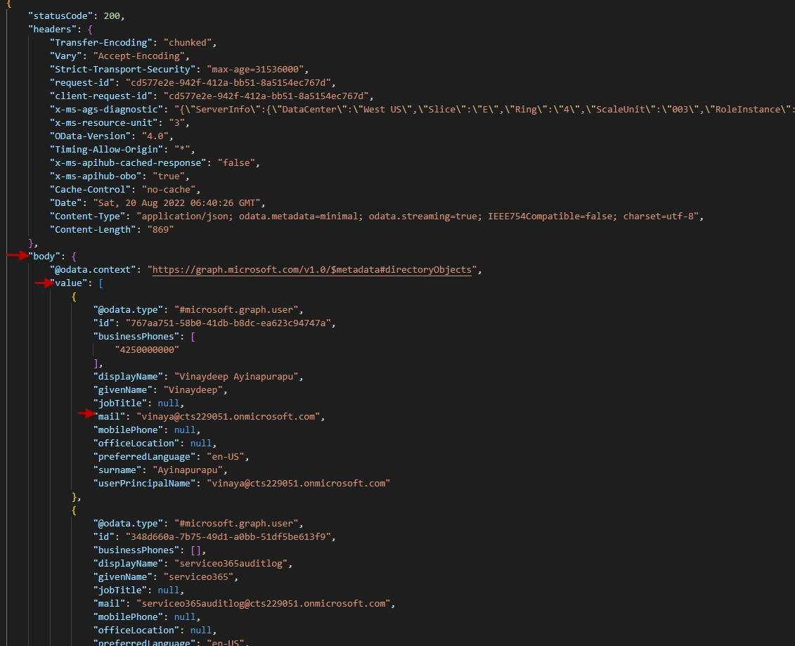Using Graph API in Power Automate