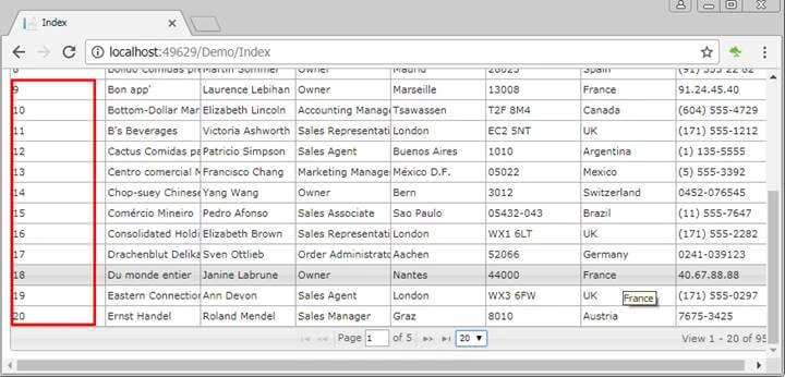 jqGrid with ASP.NET