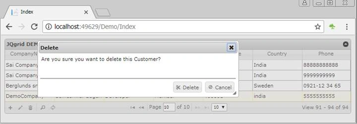 jqGrid with ASP.NET