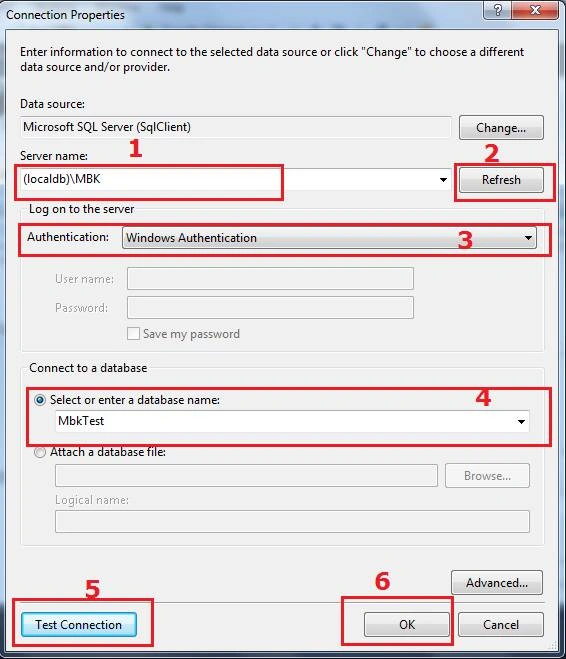 Test Connection