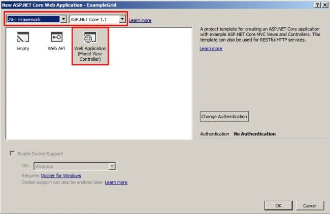 Web application model