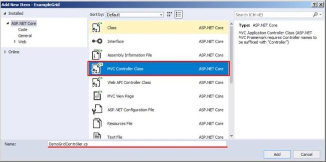 MVC controller