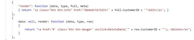 Editing and deleting data