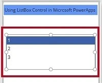 ListBox tool